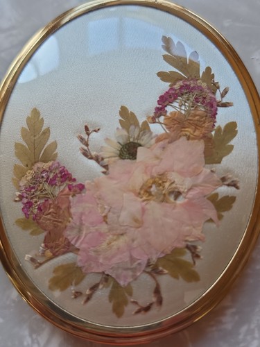 Vintage oval framed pressed - vintage,